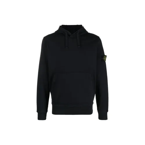 STONE ISLAND Темно-синий Мужские Свитшоты