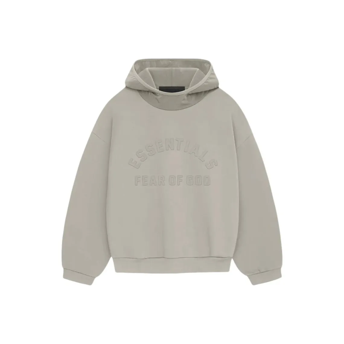 Fear of God Essentials SS24 Drop2 Нейлон Флис Толстовка Мужская Цвет серый