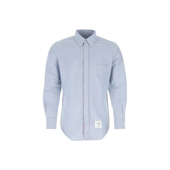 THOM BROWNE Collared Button Up Oxford Shirt