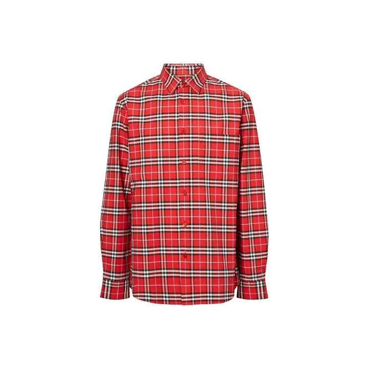 Burberry Shirts Men's Red
