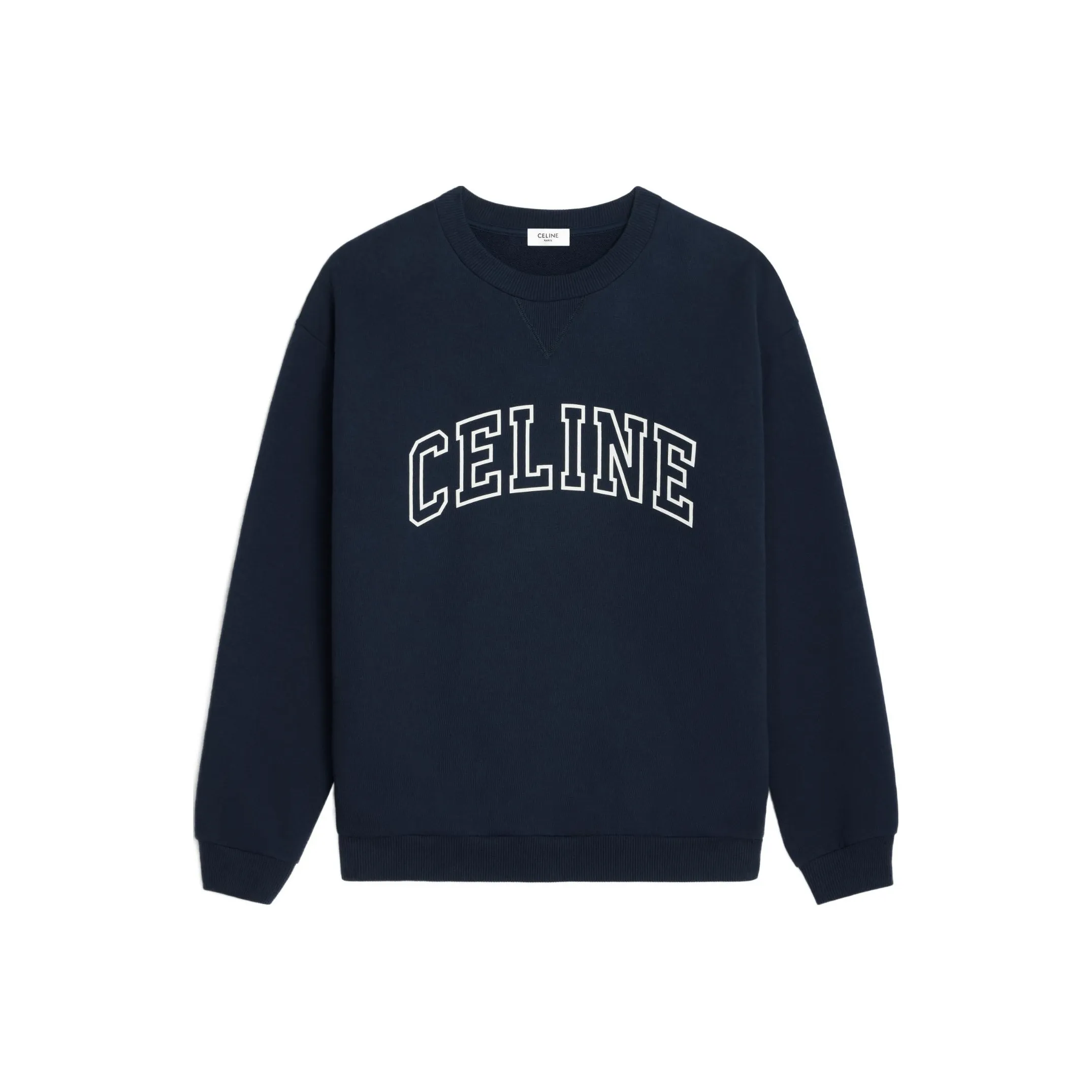 CELINE Loose Sweatshirt In Cotton Fleece