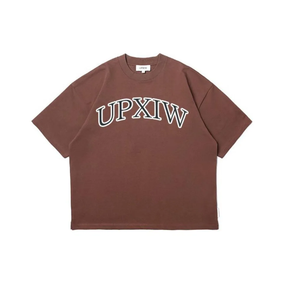 UPXIW Темно-коричневые мужские футболки T
