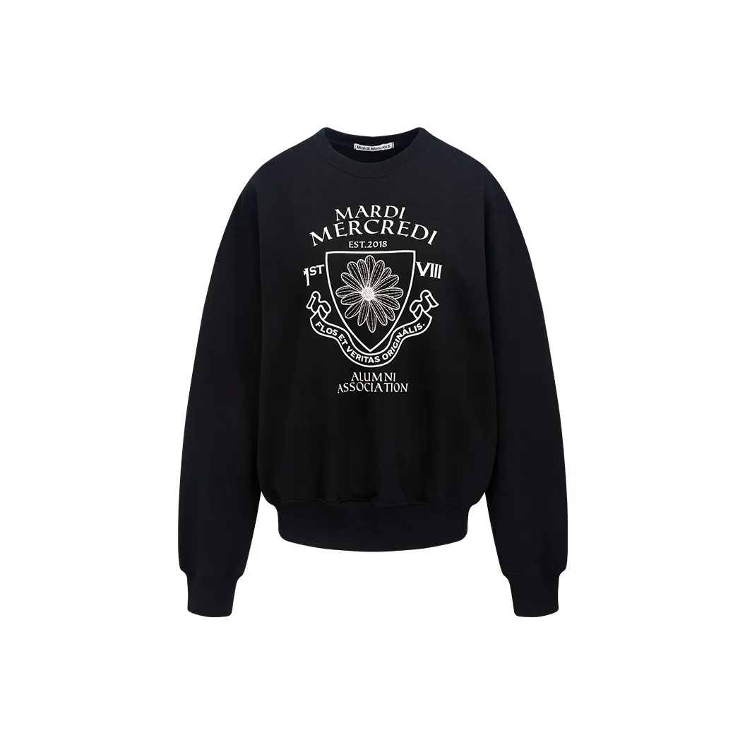 MARDI MERCREDI Свитшот Унисекс