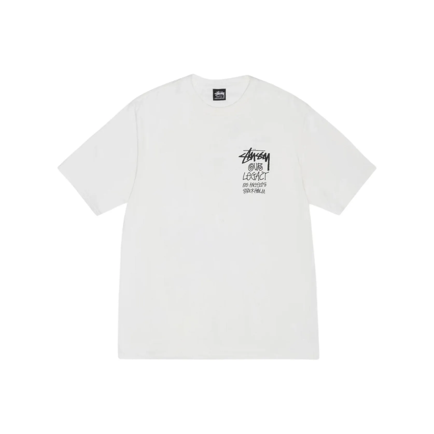 Stussy X Our Legacy Work Shop 8 Ball Yin Yang Pigment Dyed Tee