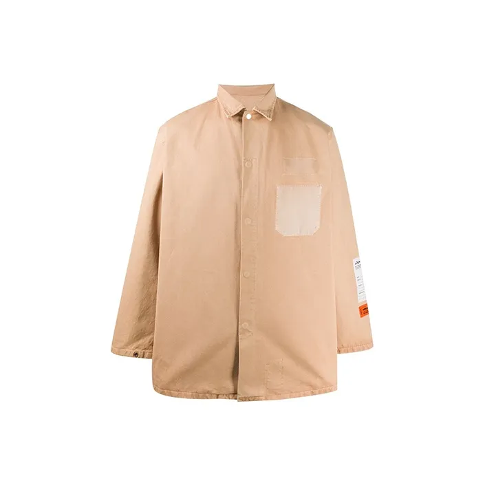 HERON PRESTON Верблюжий Коричневый Мужские Рубашки