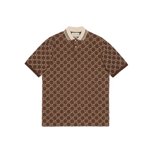GUCCI Коричневый Мужское Поло