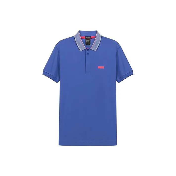 HUGO BOSS Polo Shirts Men's Dark Blue