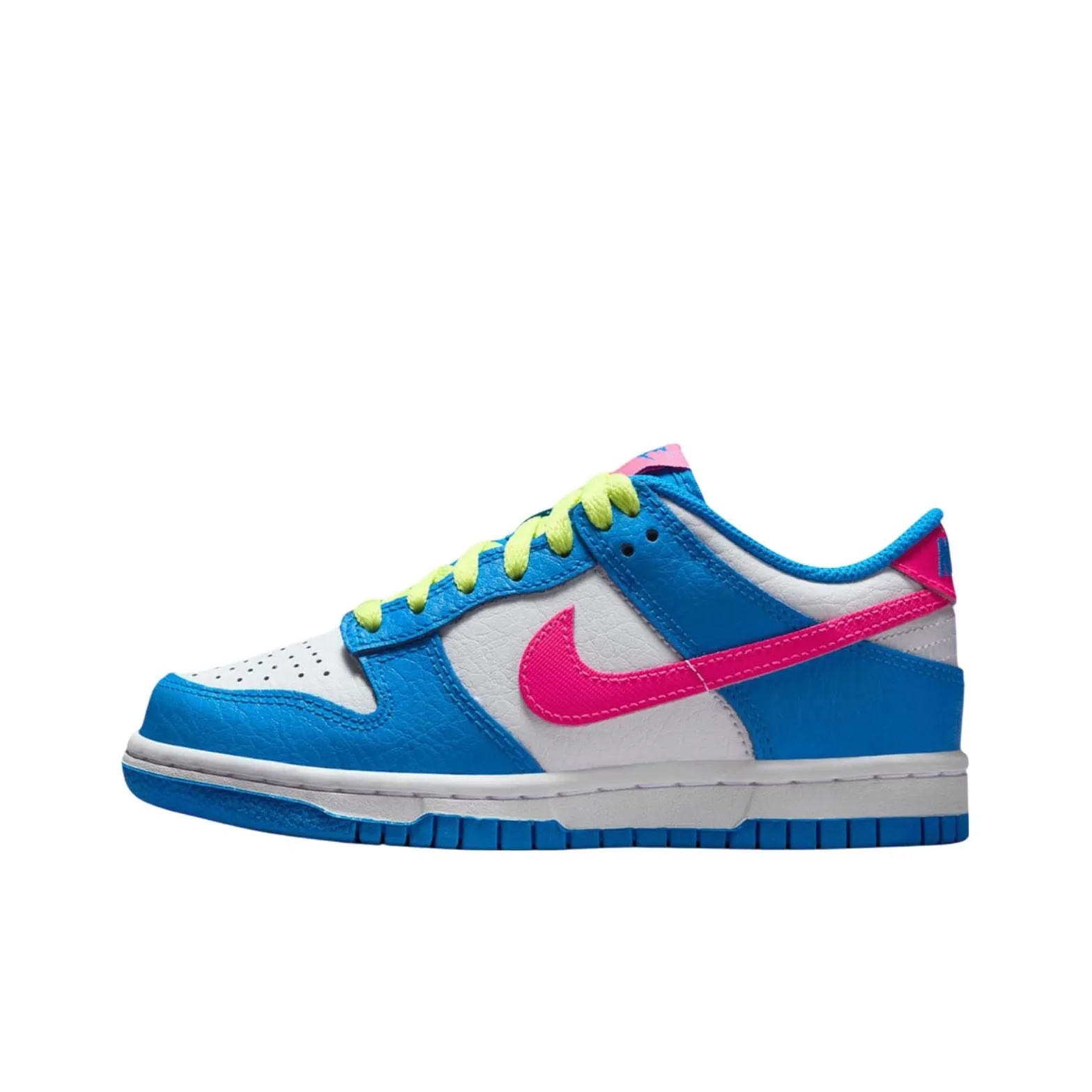 Nike Dunk Slip Resistant Abrasion Resistant Низкий Топ Детские Скейтбординги Синий Белый