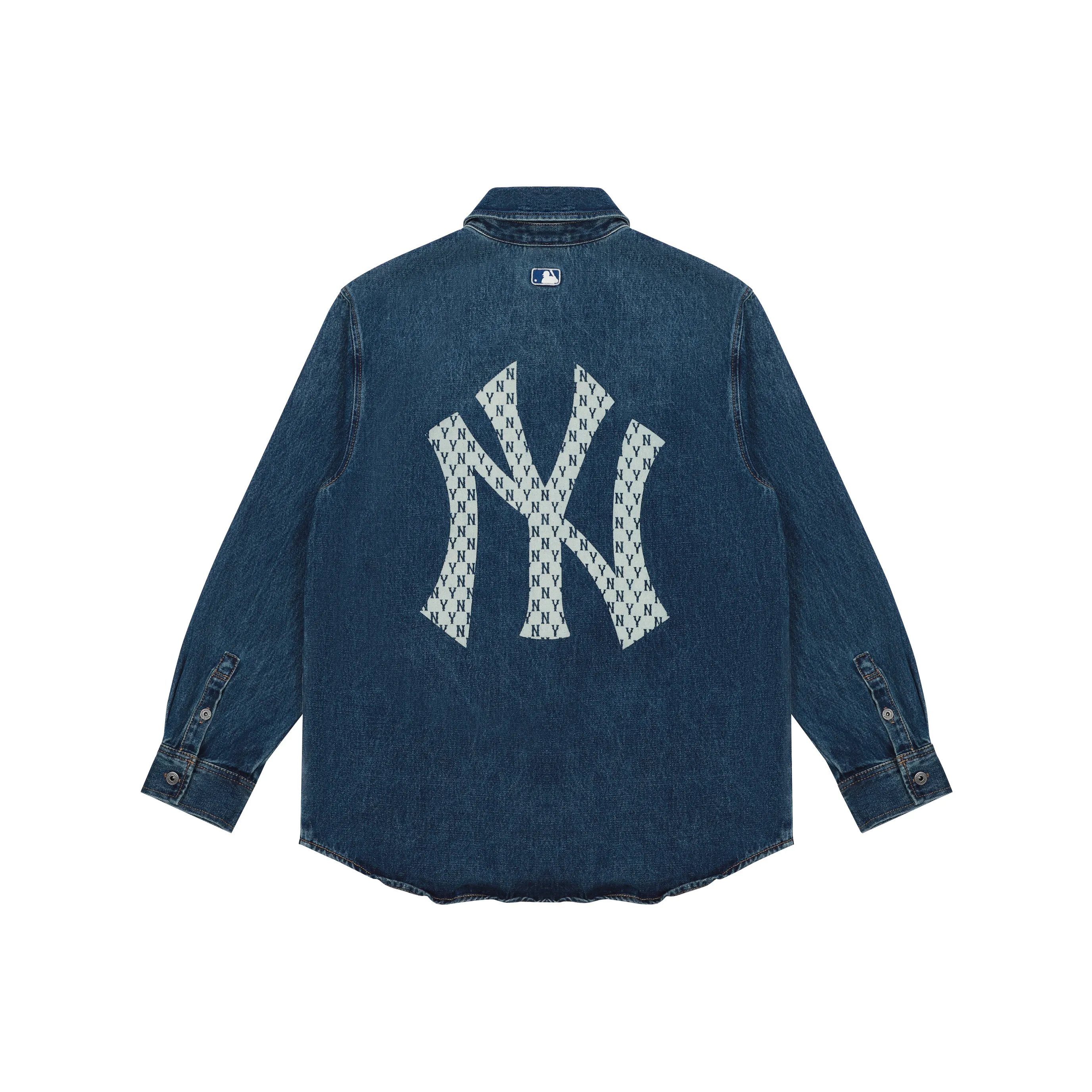 MLB Old Flower Shirts Unisex Blue