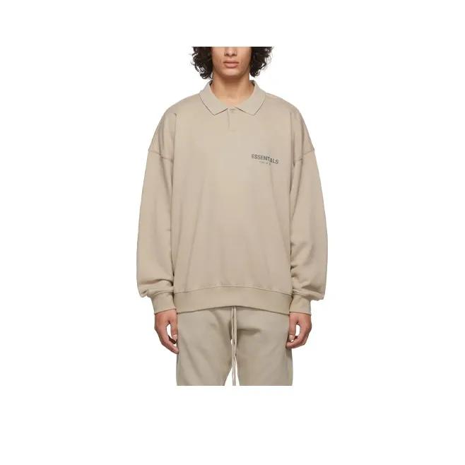 Fear Of God Essentials FW21 Polo Shirts Unisex Tan
