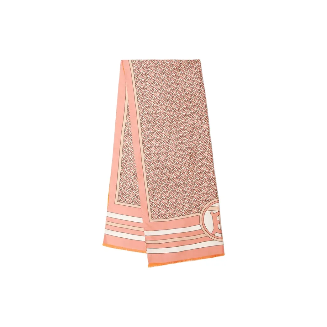 Burberry Silk Scarves Unisex Pink