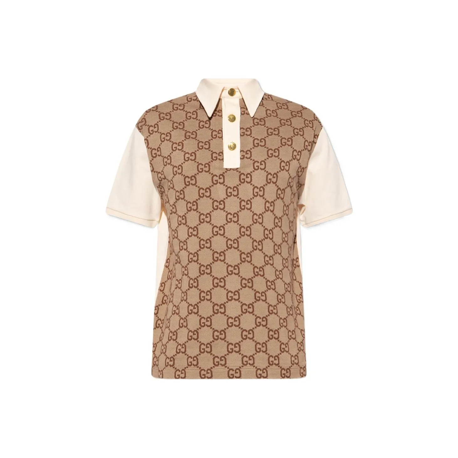 GUCCI Polo Shirts Men's Khaki
