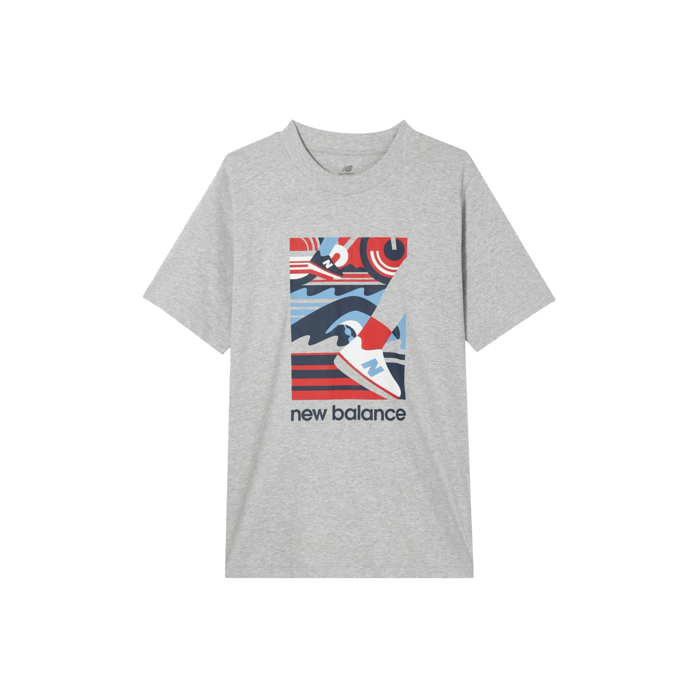 New Balance Essentials Triathlon T Shirt Men's Gray