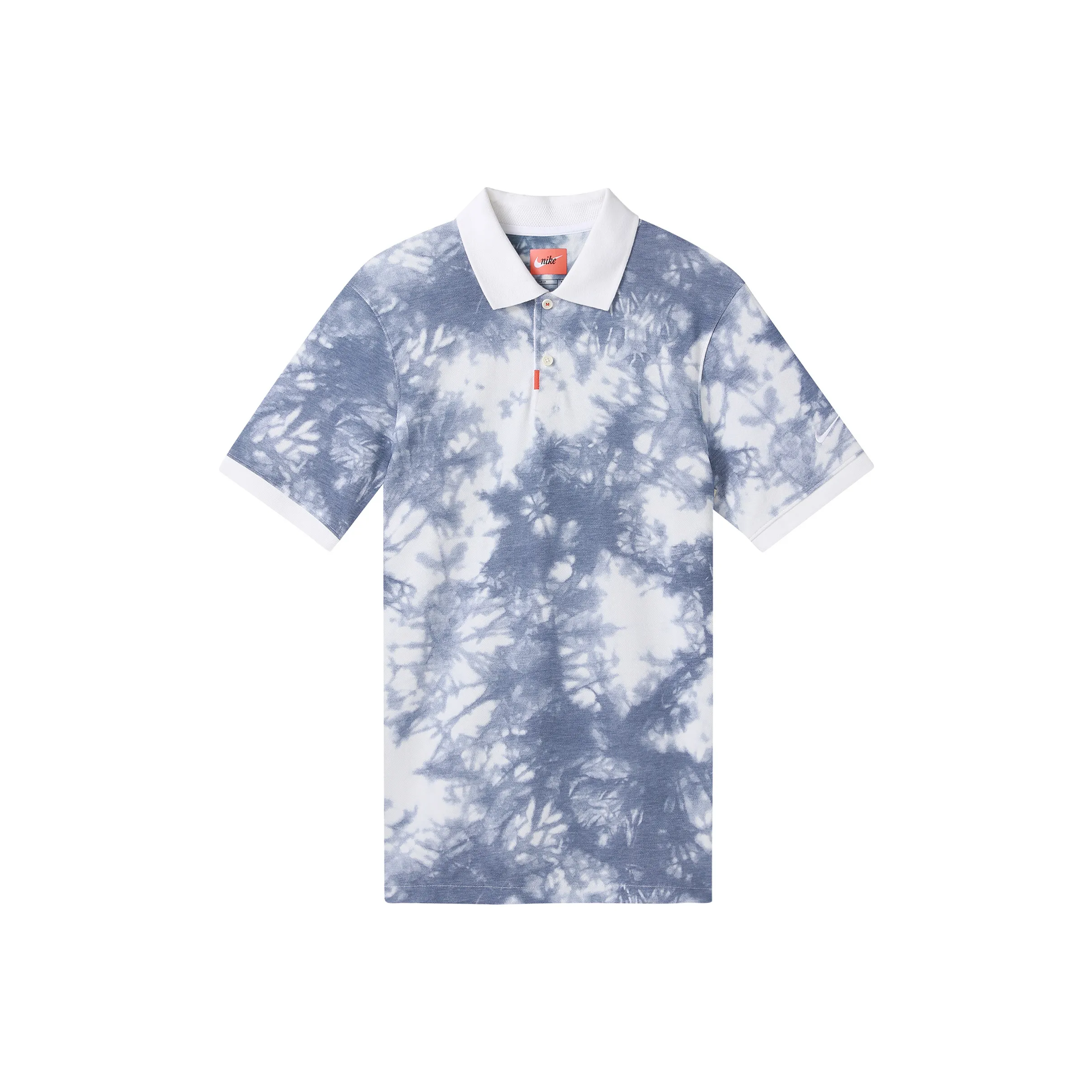 Nike Polo Shirt Men's White Blue