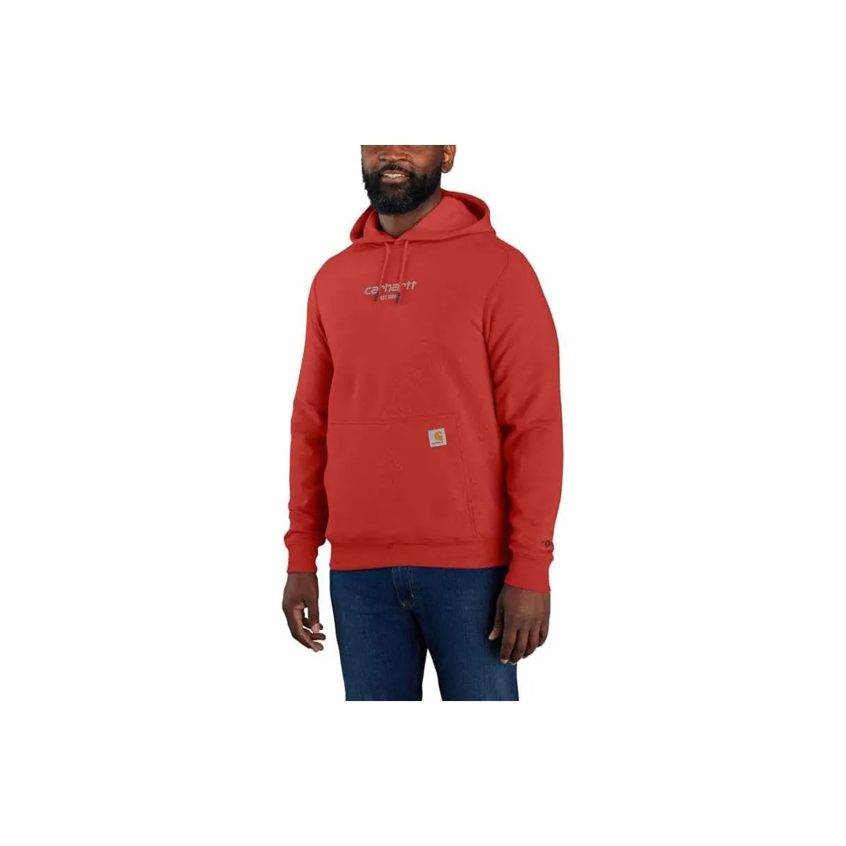 Carhartt 105569 LIGHTWEIGHT LOGO GRAPHIC HOODIE Sweatshirt RELAXED FIT Men's