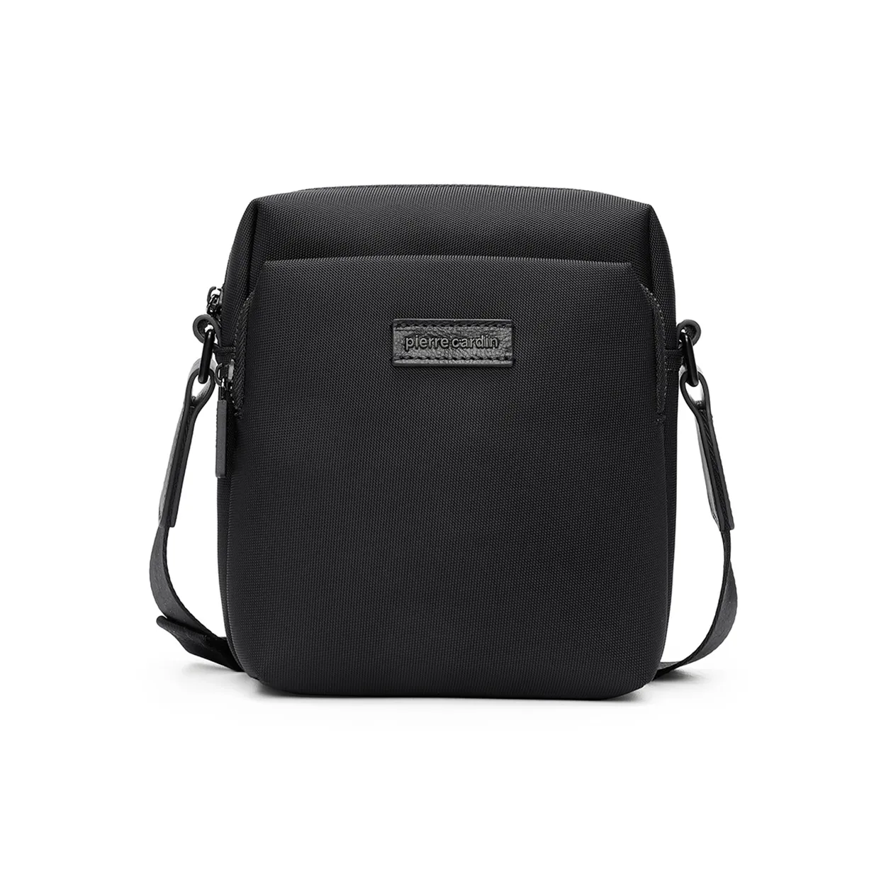 PIERRE CARDIN Fabric Shoulder Bag, Crossbody Bag, 'Day' Style Bag Men's Black/Iron Gray