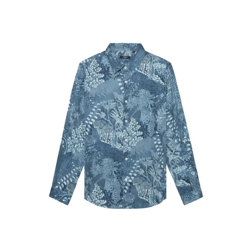 LIU·JO UOMO Blue Мужские Рубашки