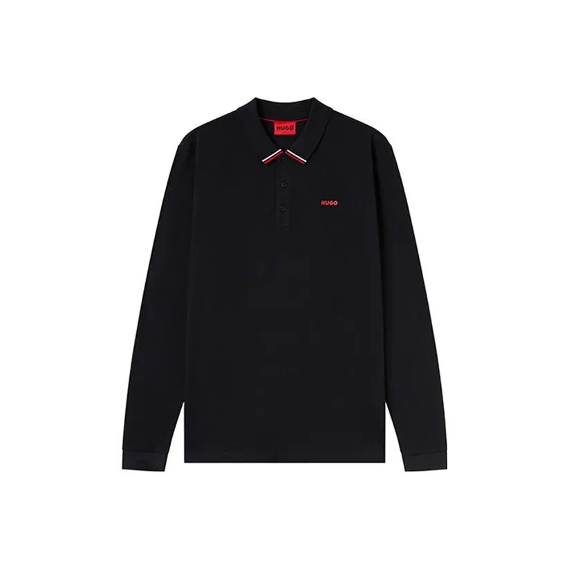 HUGO BOSS Polo Shirts Men Black