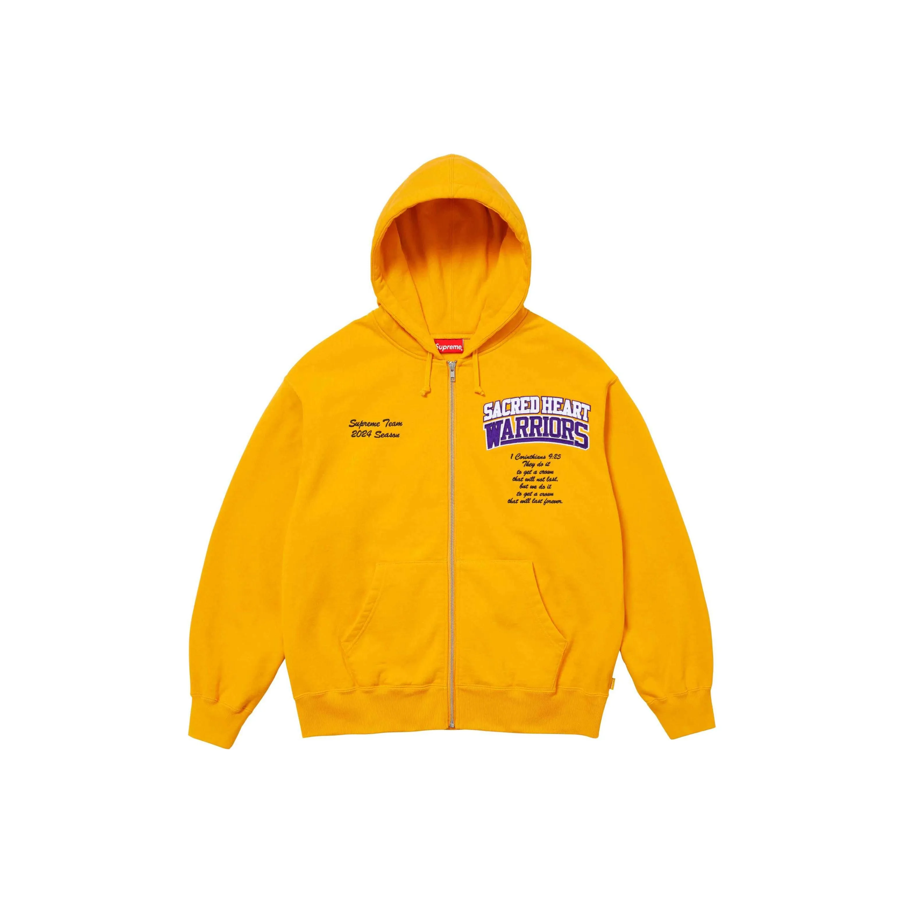 Supreme SS24 Week4 ZIP UP Худи Свитшот Унисекс