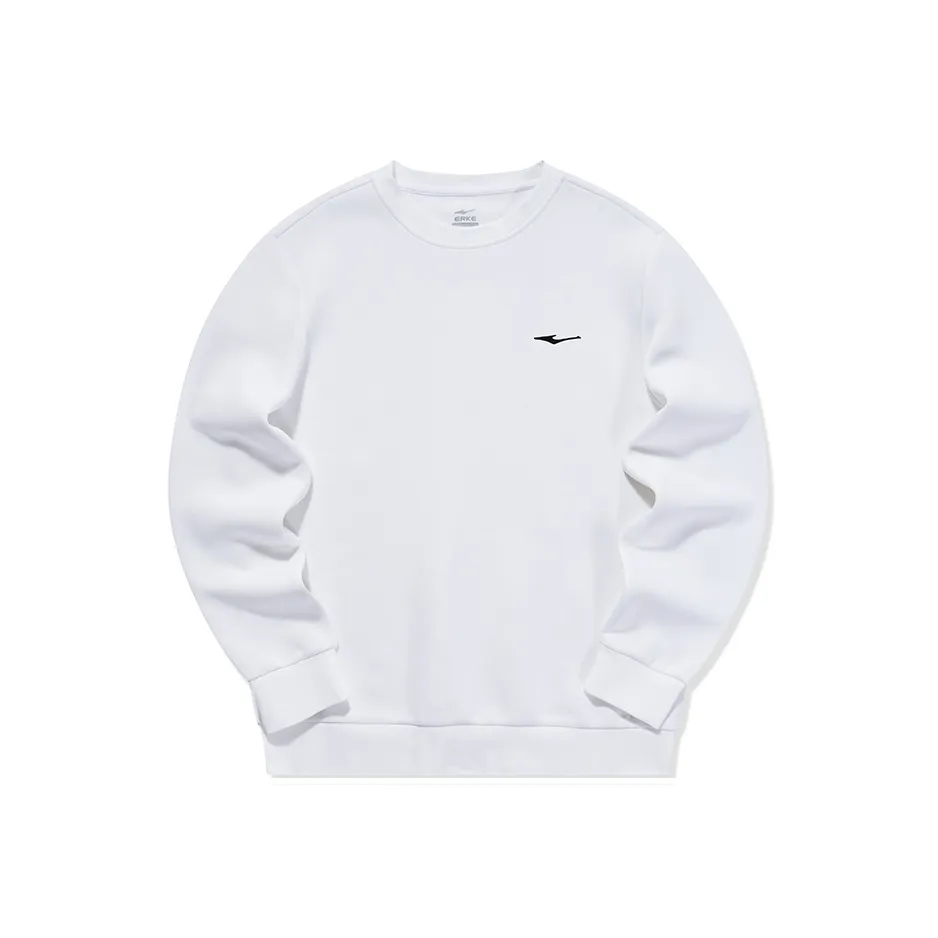 Erke Comprehensive Training Collection Sports Lifestyle Collection Толстовка Мужской True White