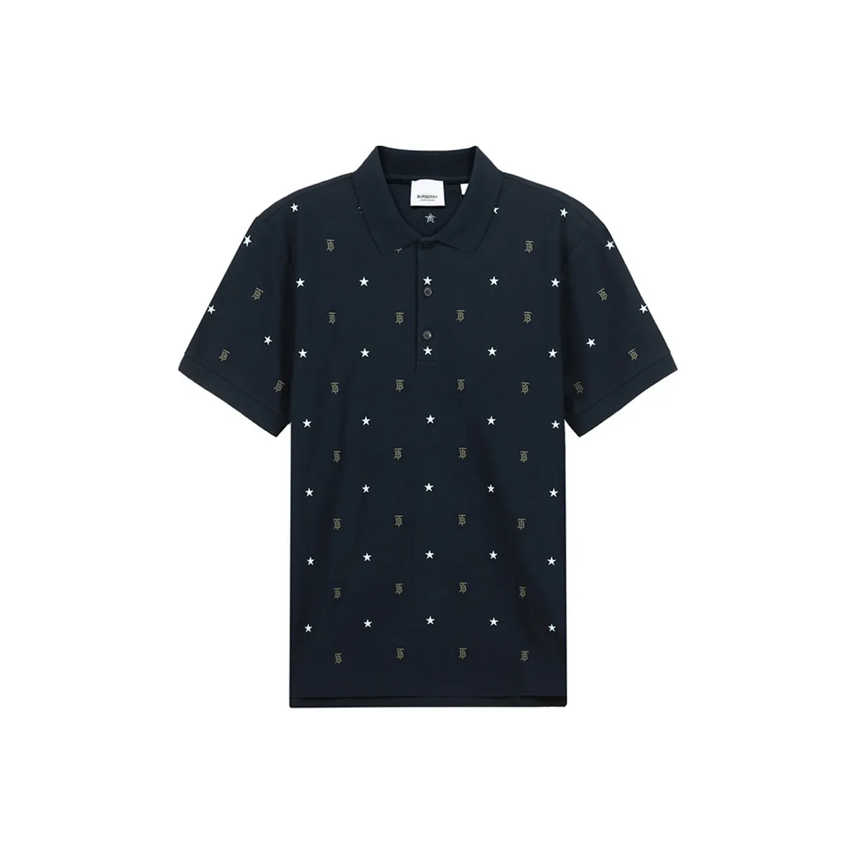 Burberry Polo Shirts Men's Marine Blue