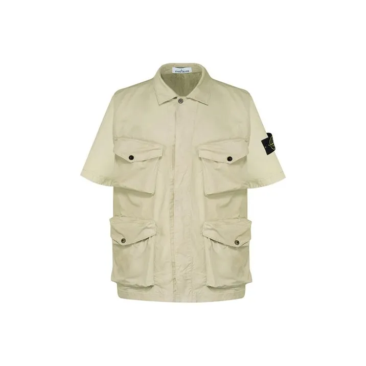 STONE ISLAND Shirts Men's Beige