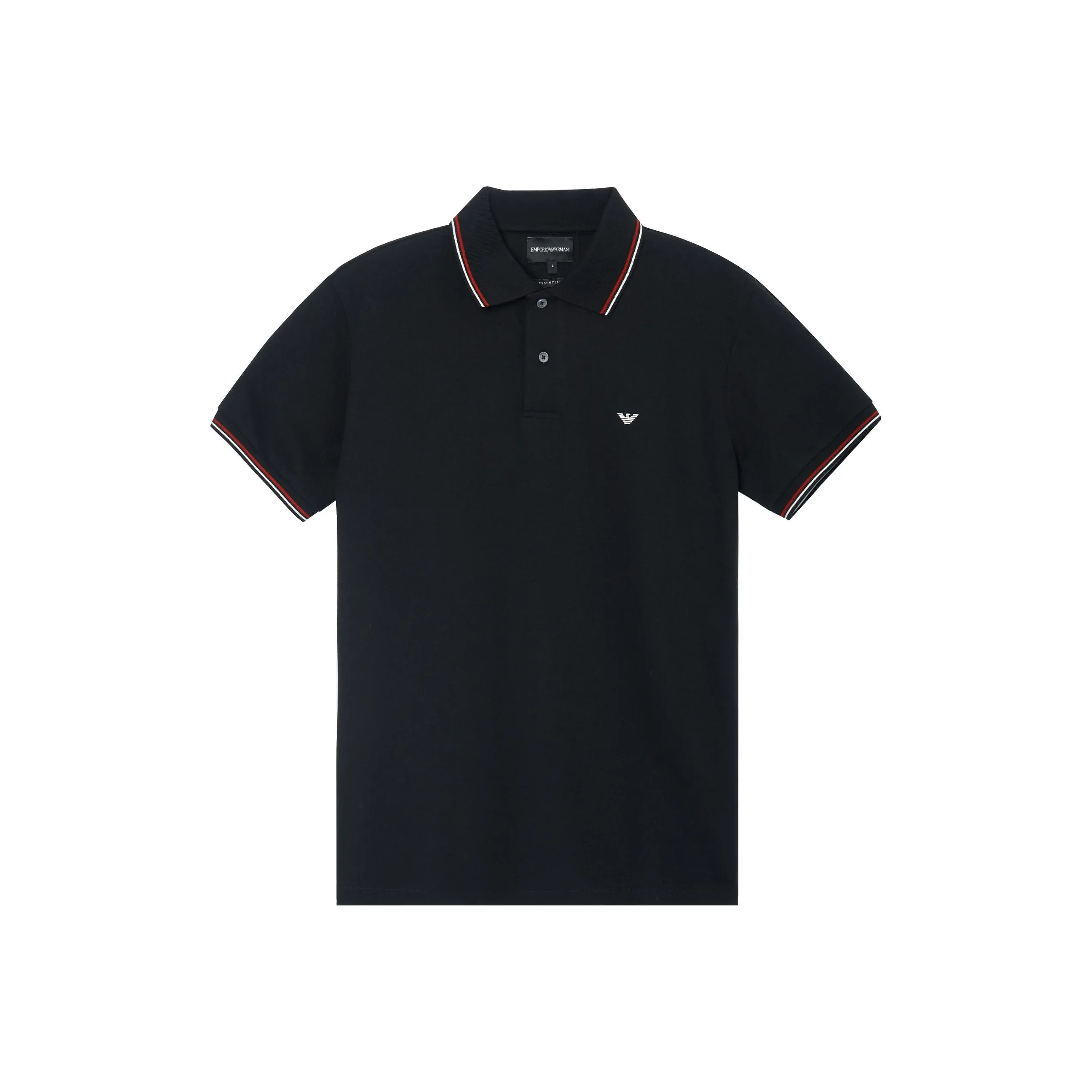 EMPORIO ARMANI Logo Detailed Short Sleeved Polo Shirt