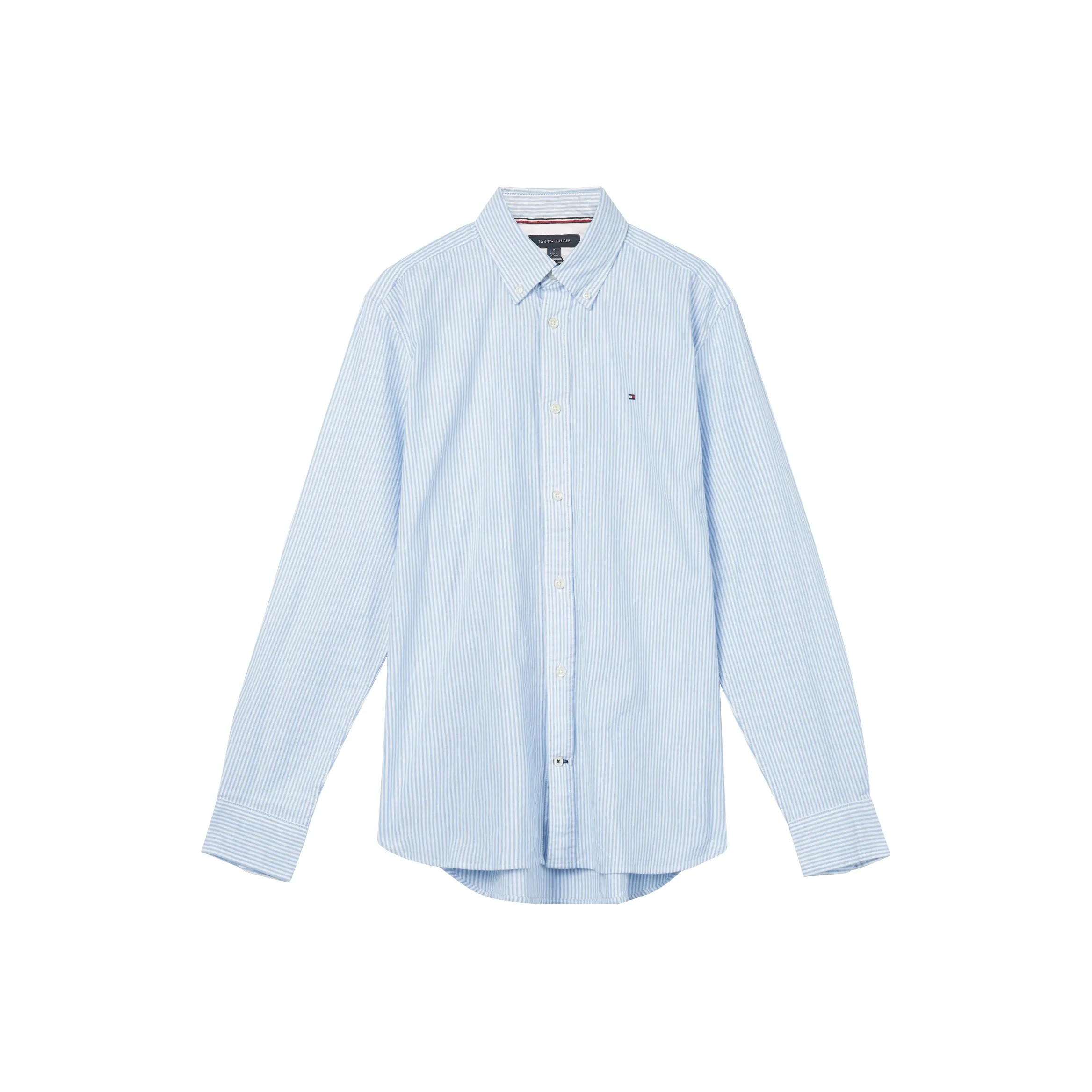Tommy Hilfiger Рубашка Мужская Синяя Белая