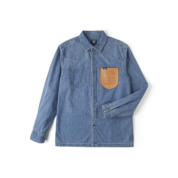 Lee Shirts Men's Medium Blue