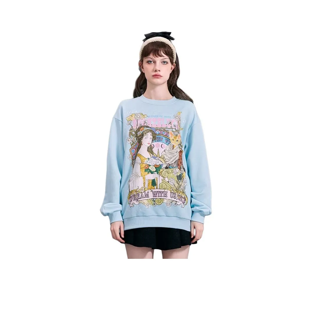 Bronze Lucia Sweatshirts Unisex Sky Blue