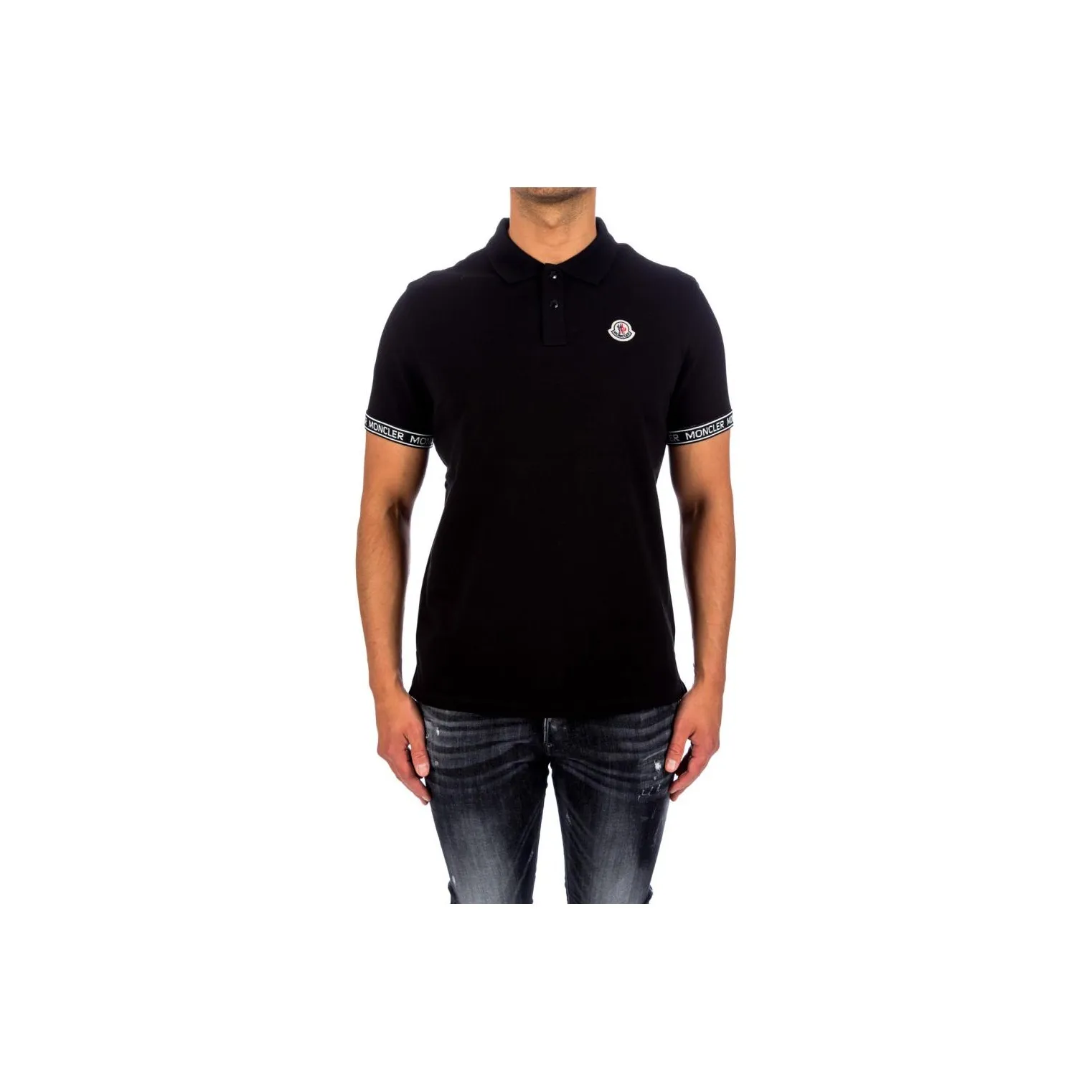 Moncler SS22 Polo Shirts Men Black