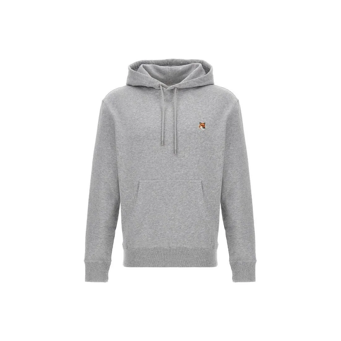 Maison Kitsuné Fox Head Patch Drawstring Hoodie