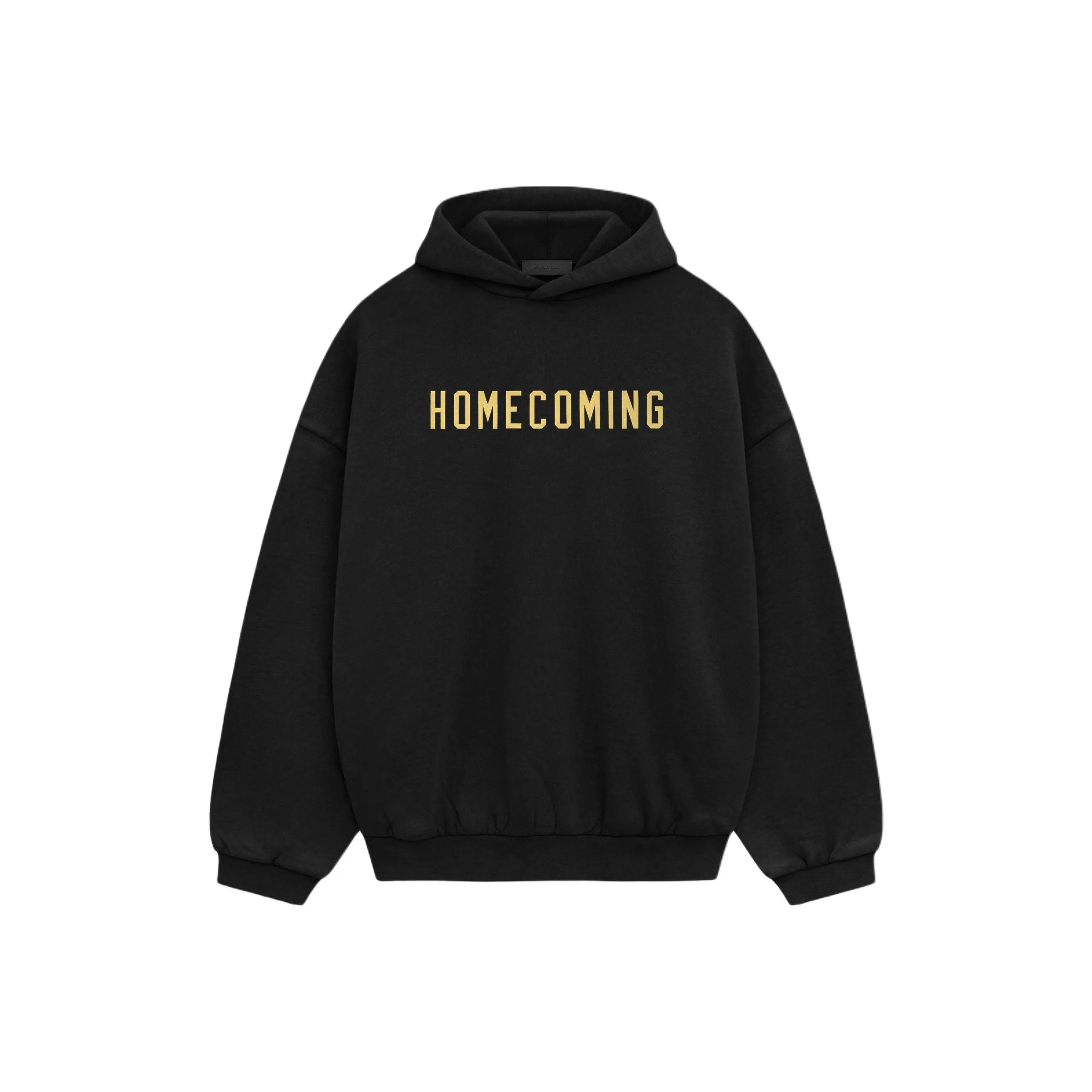 Fear of God ESSENTIALS Обсидиан Черный/Черный Мужские Толстовки