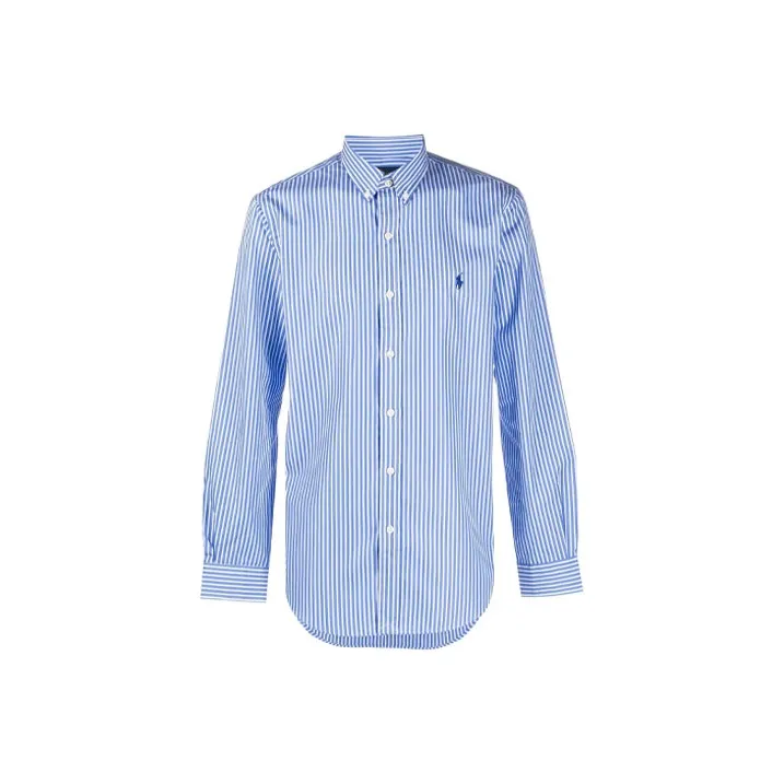 Polo Ralph Lauren Blue Men's Shirts Поло Ralph Lauren Синие Мужские Рубашки