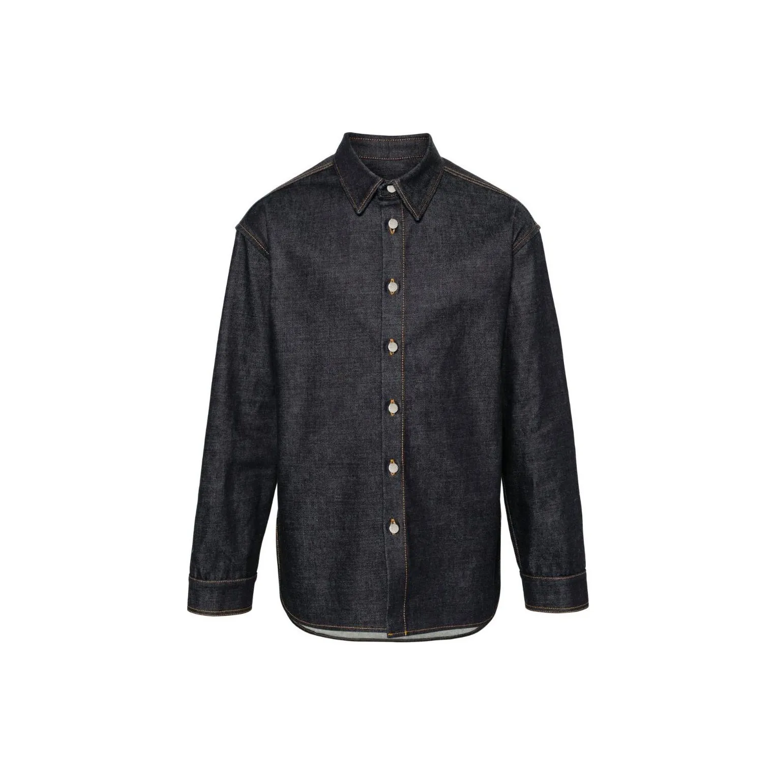Ferragamo Long Sleeved Denim Shirt