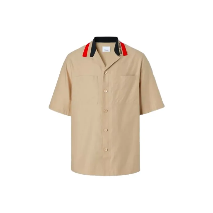 Burberry Экрю Мужские Рубашки