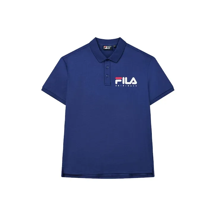 FILA Polo Shirts Men's Glamor Purple Blue