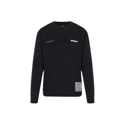 Yohji Yamamoto Pour Homme Черный Мужские Свитшоты