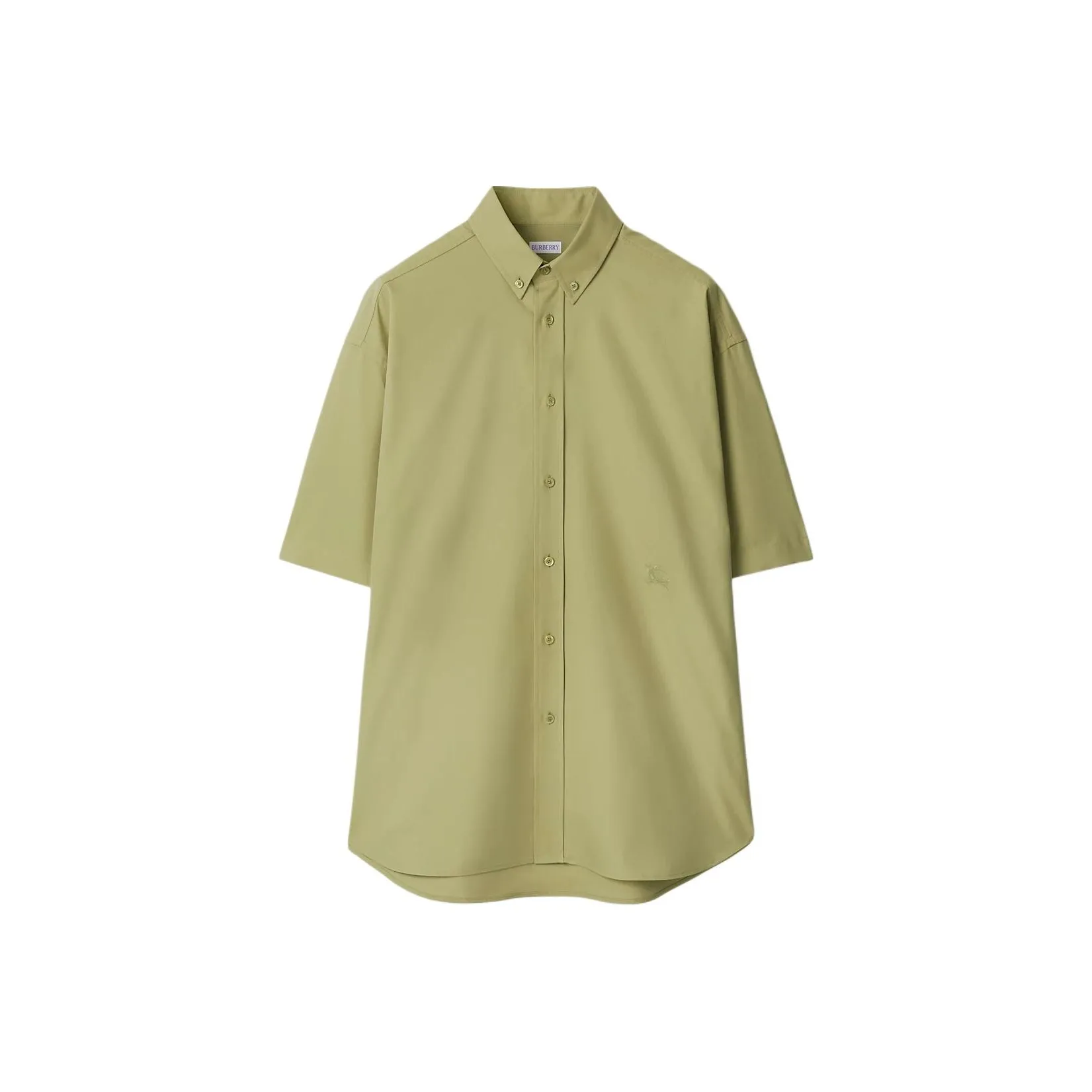 Burberry Logo embroidered Poplin Shirt