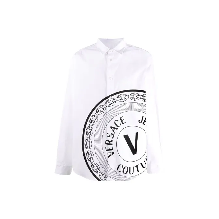 VERSACE JEANS COUTURE Рубашка Мужская Белая