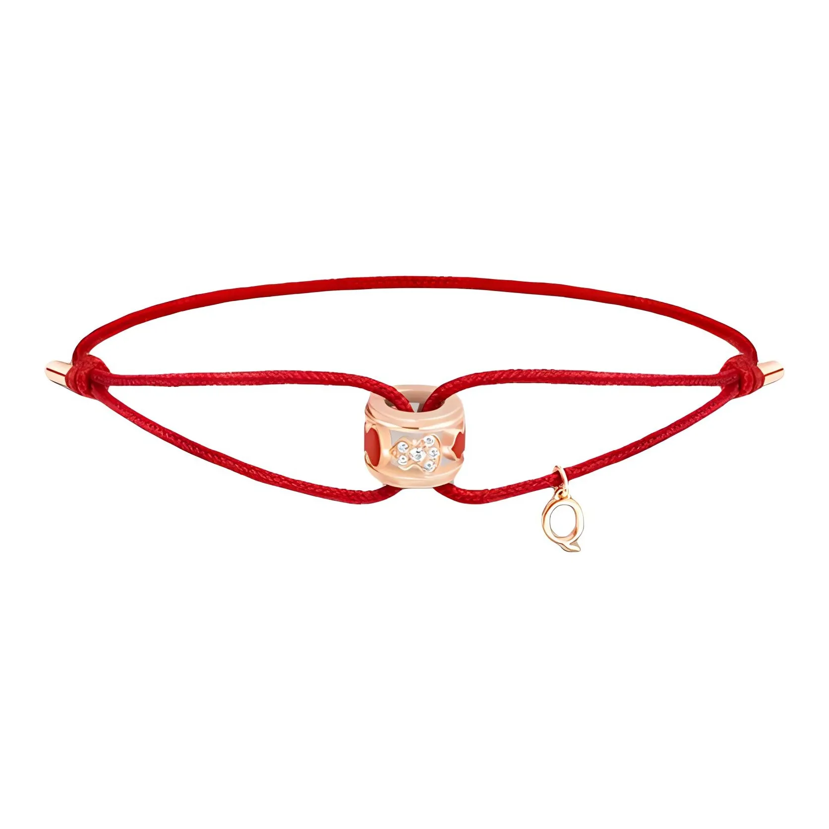 Qeelin 18K Rose Gold, Diamond, Ceramic Bracelets Unisex