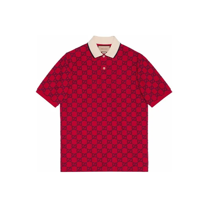 GUCCI SS22 Polo Shirt Men's Red