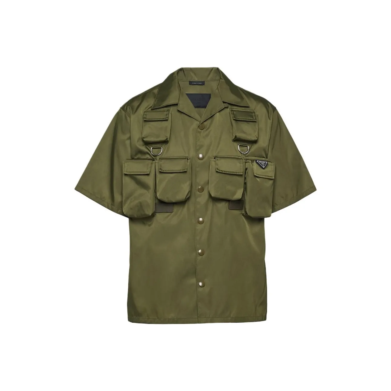 PRADA SS24 Shirt Men's Dark Olive Green