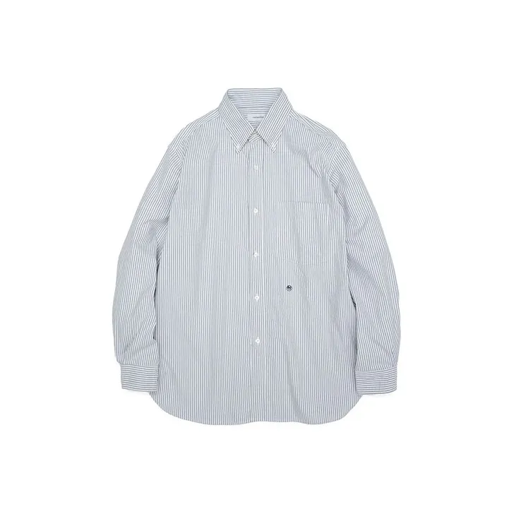 Nanamica SS22 Пуговица Пуховые куртки Stripe Рубашка Унисекс