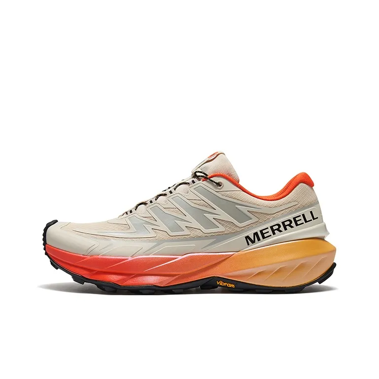 MERRELL VAST SKY Амортизация Противоскользящий Дышащий Устойчивый к истиранию Низкий Топ Уличная обувь Унисекс Бежевый Оранжевый Красный