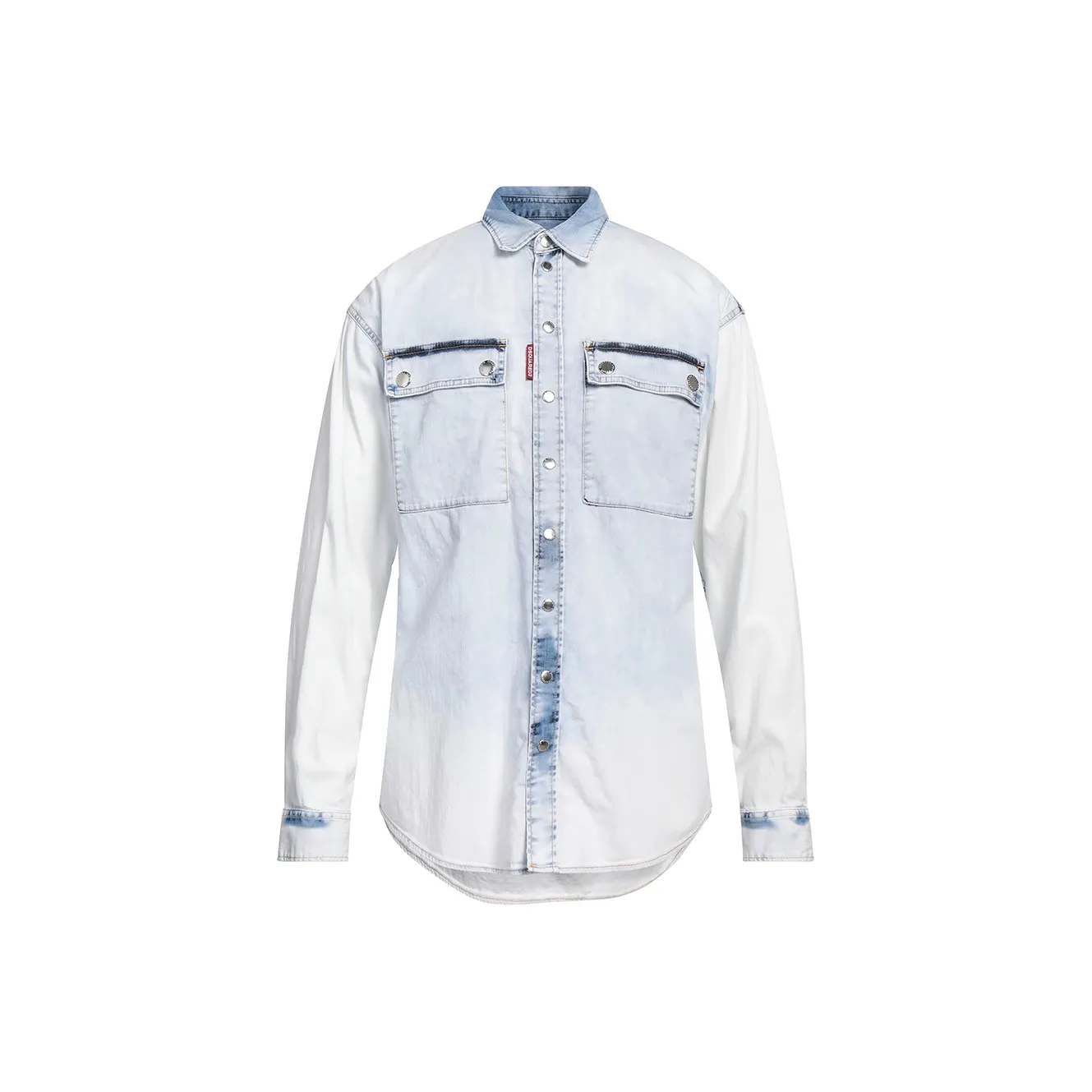 DSQUARED 2 Fashion Western Shirt Shirt Men's Blue
