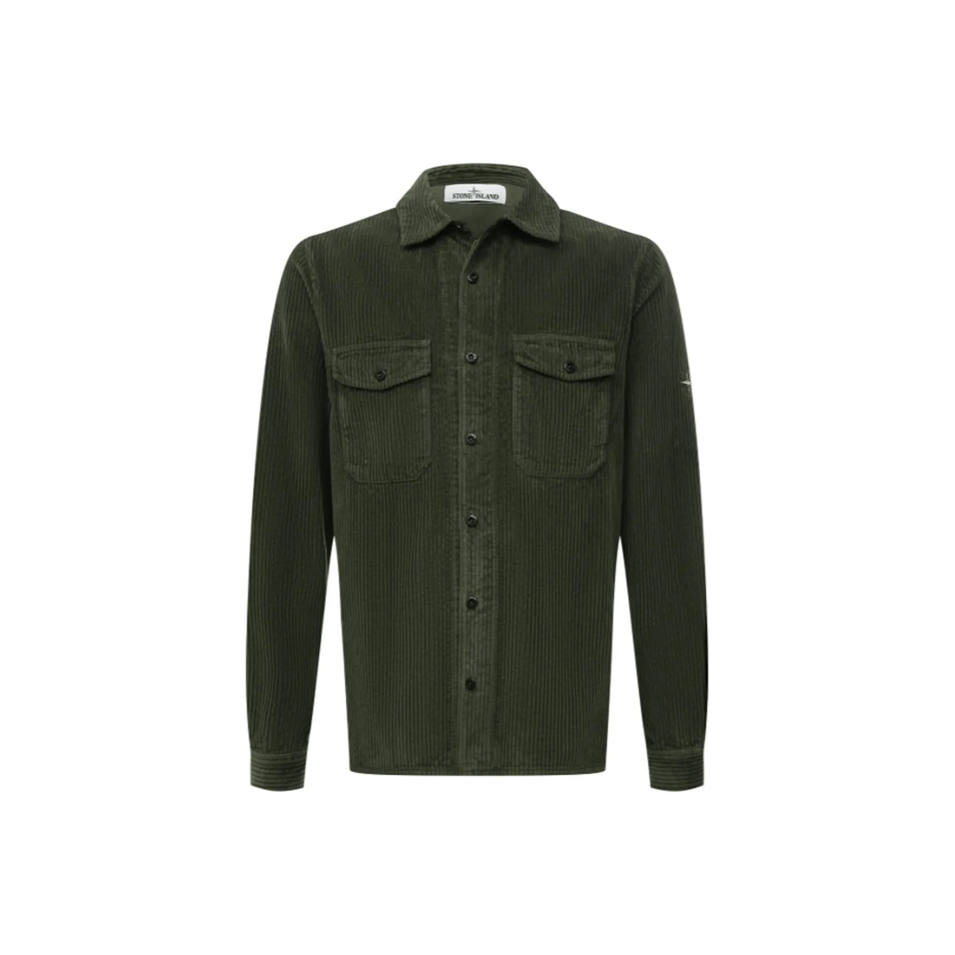 STONE ISLAND Shirt Men's Army Green