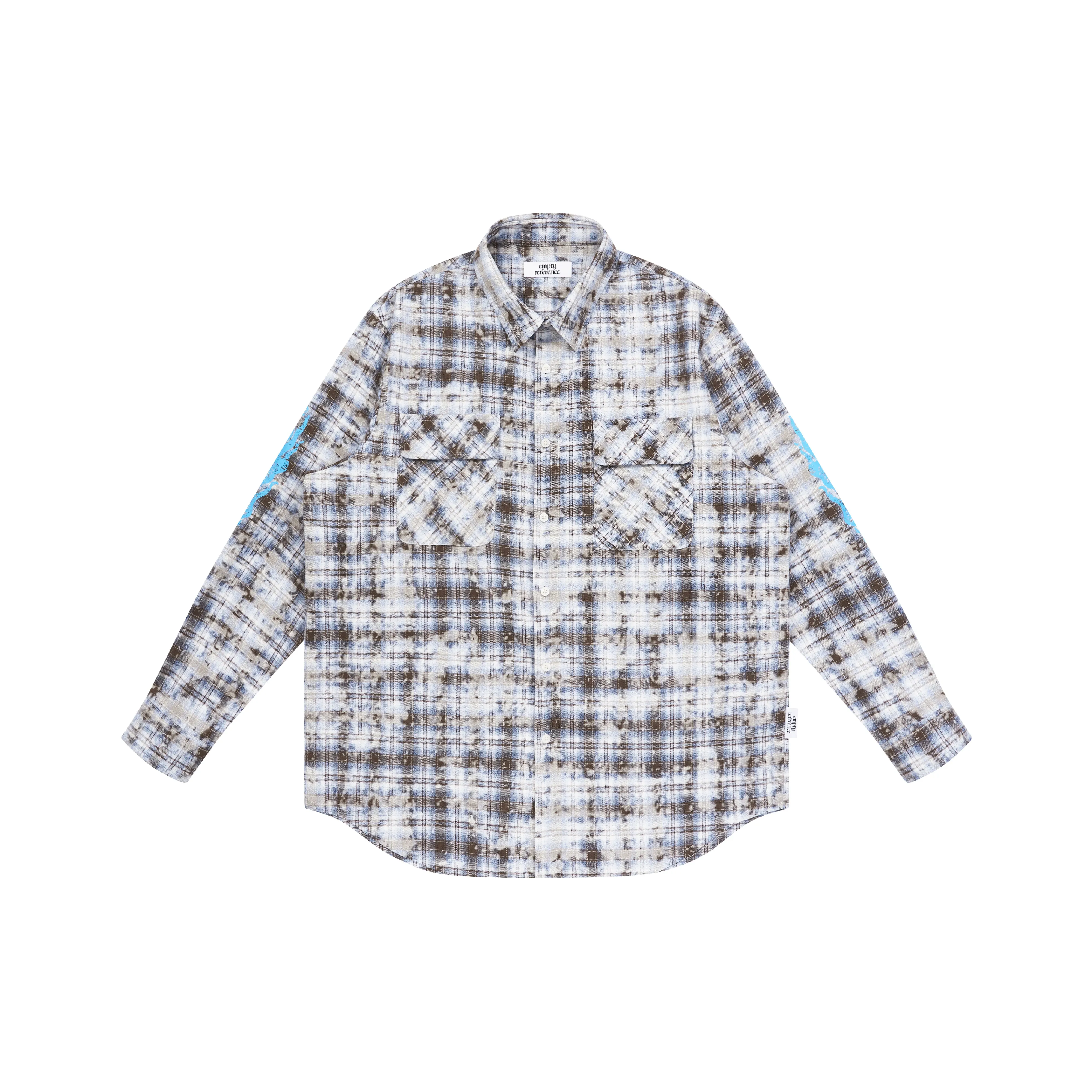 EMPTY REFERENCE Shirt Unisex Blue Brown