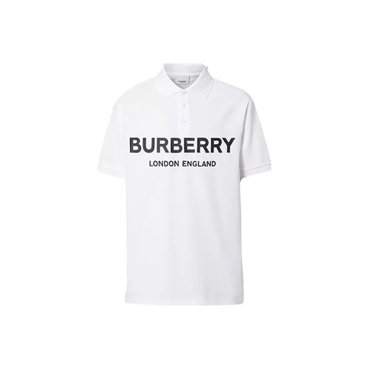 Burberry Polo Shirt Men's White
