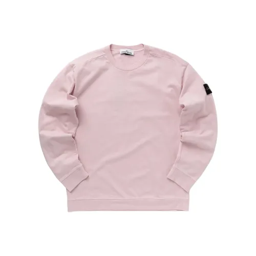 STONE ISLAND Розовый Мужские Свитшоты
